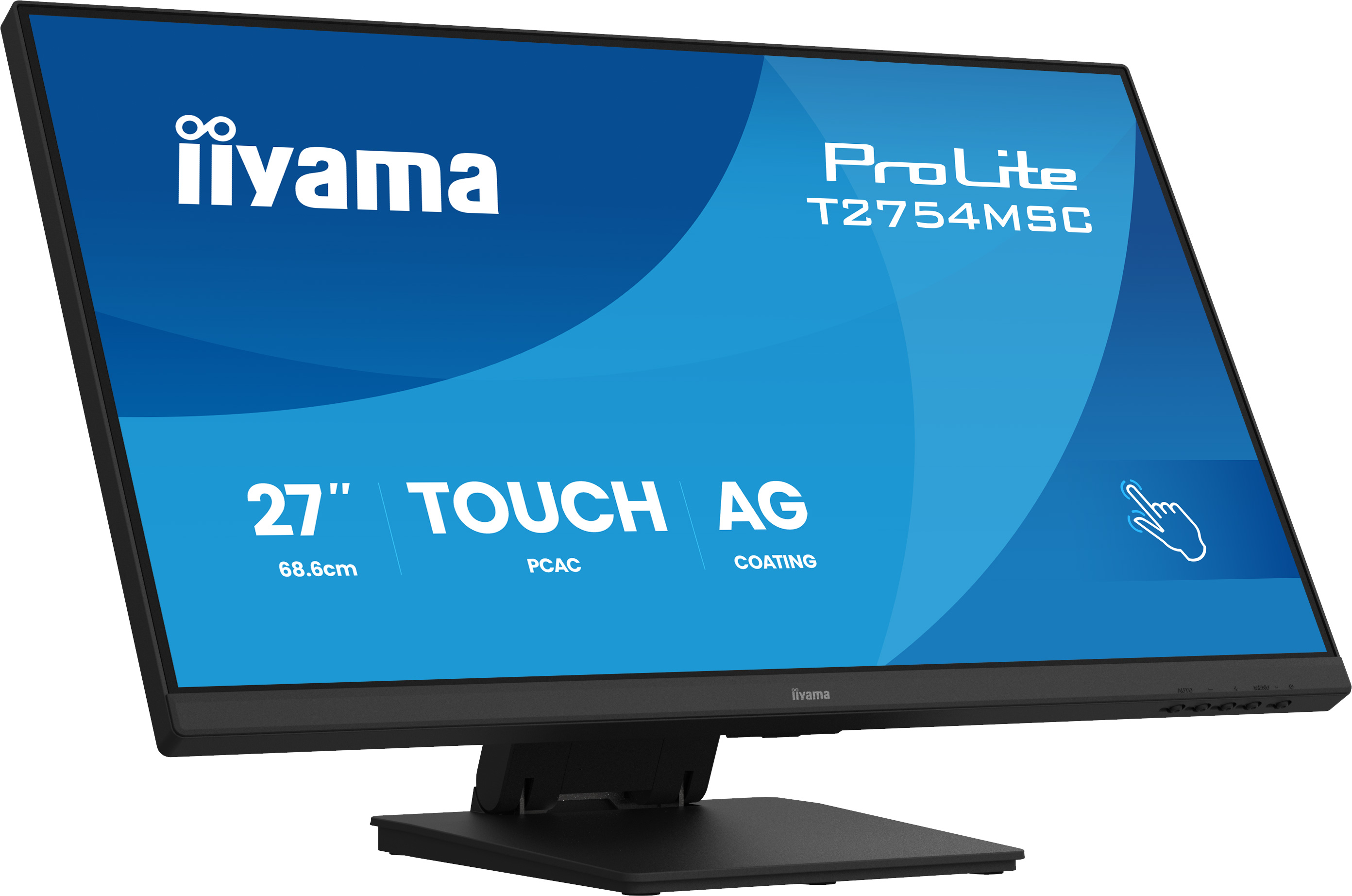 IIYAMA 68.6cm (27) T2754MSC-B2AG 16:9 M-Touch VGA+HDMI