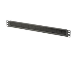 DIGITUS PRO CABLE BRUSH PANEL FOR 483MM 19IN CABINETS RAL9005