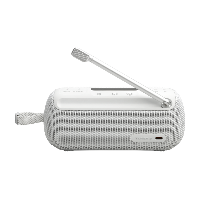 JBL Tuner 3 Tragbares DAB+/UKW BT Radio, IP68, Weiß