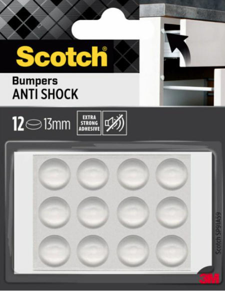 Scotch SP91A59 rund Elastikpuffer, 12 St.