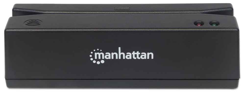 MANHATTAN Magnetkartenleser USB Drei Spuren Leser