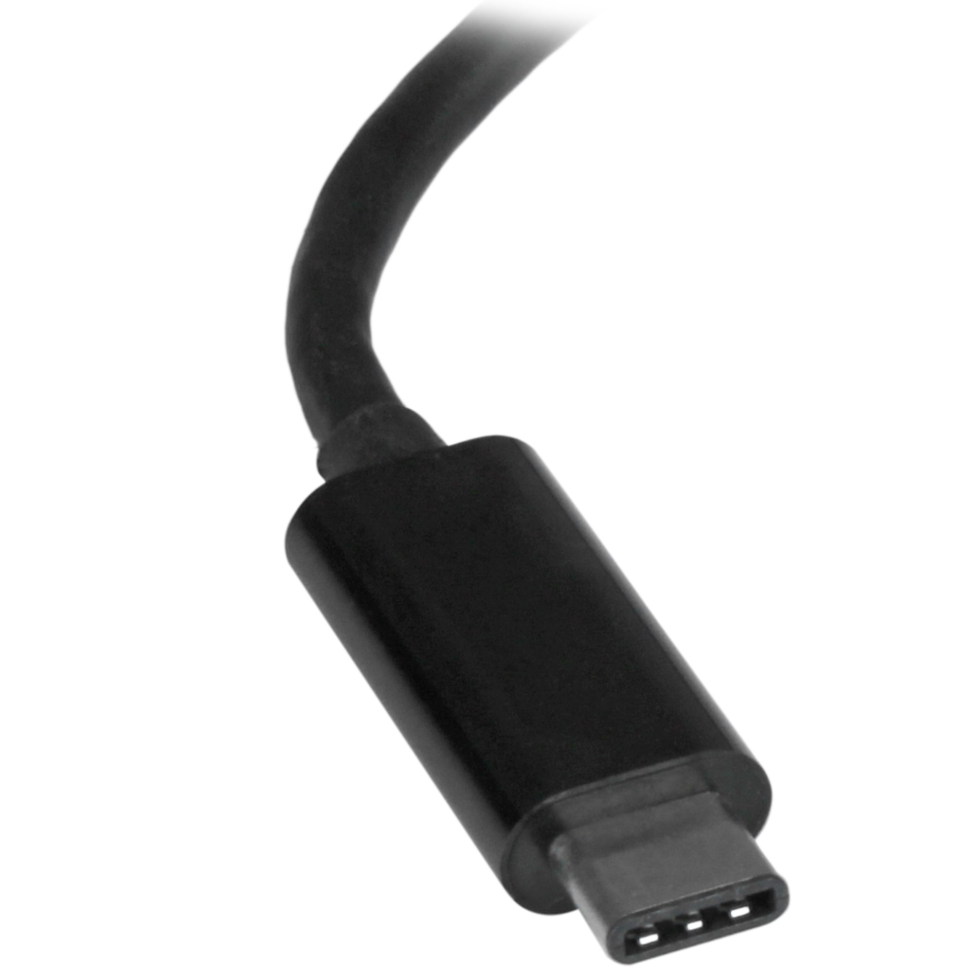 STARTECH.COM USB-C to Gigabit Ethernet Adapter - Black - Thunderbolt 3 Port Compatible - USB Type C Network Adapter