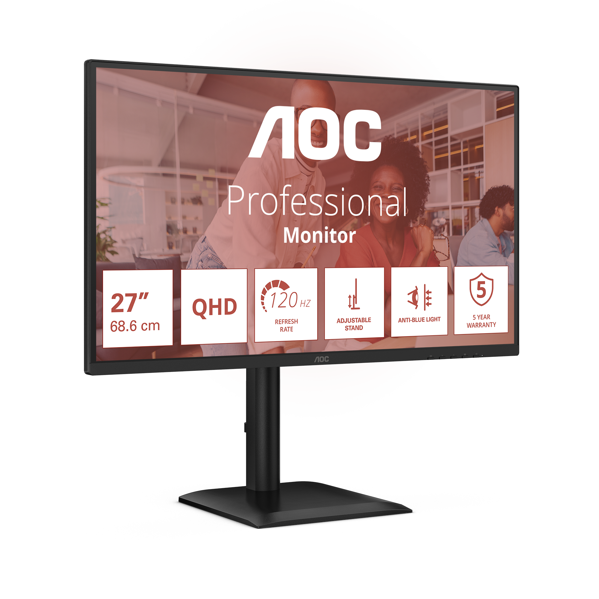 AOC 68,6cm (27) Q27E4U 16:09 HDMI+DP+USB black