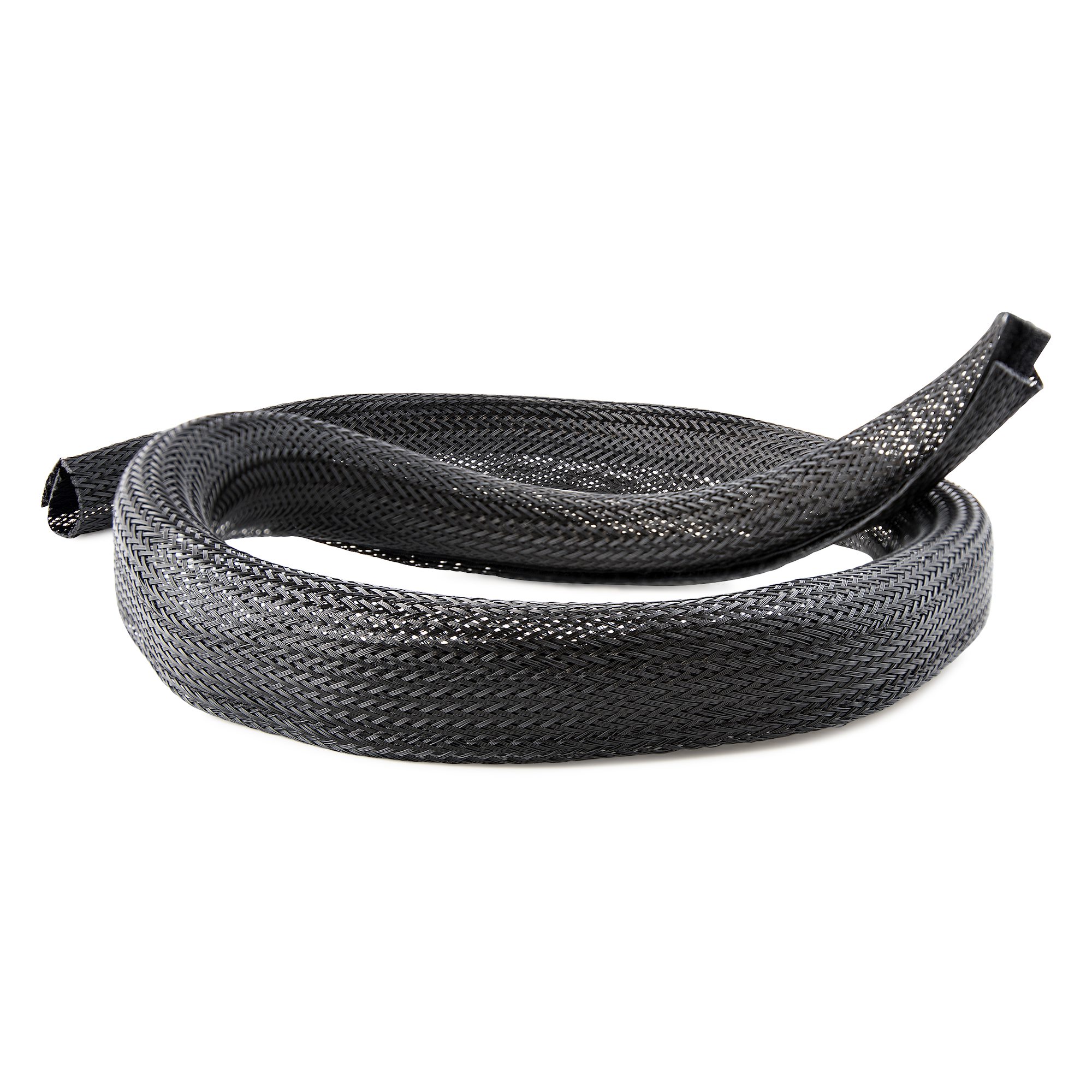 StarTech.com WKSTNCMFLX Kabelschlauch 3 cm kürzbar hochbelastbare Schwarz