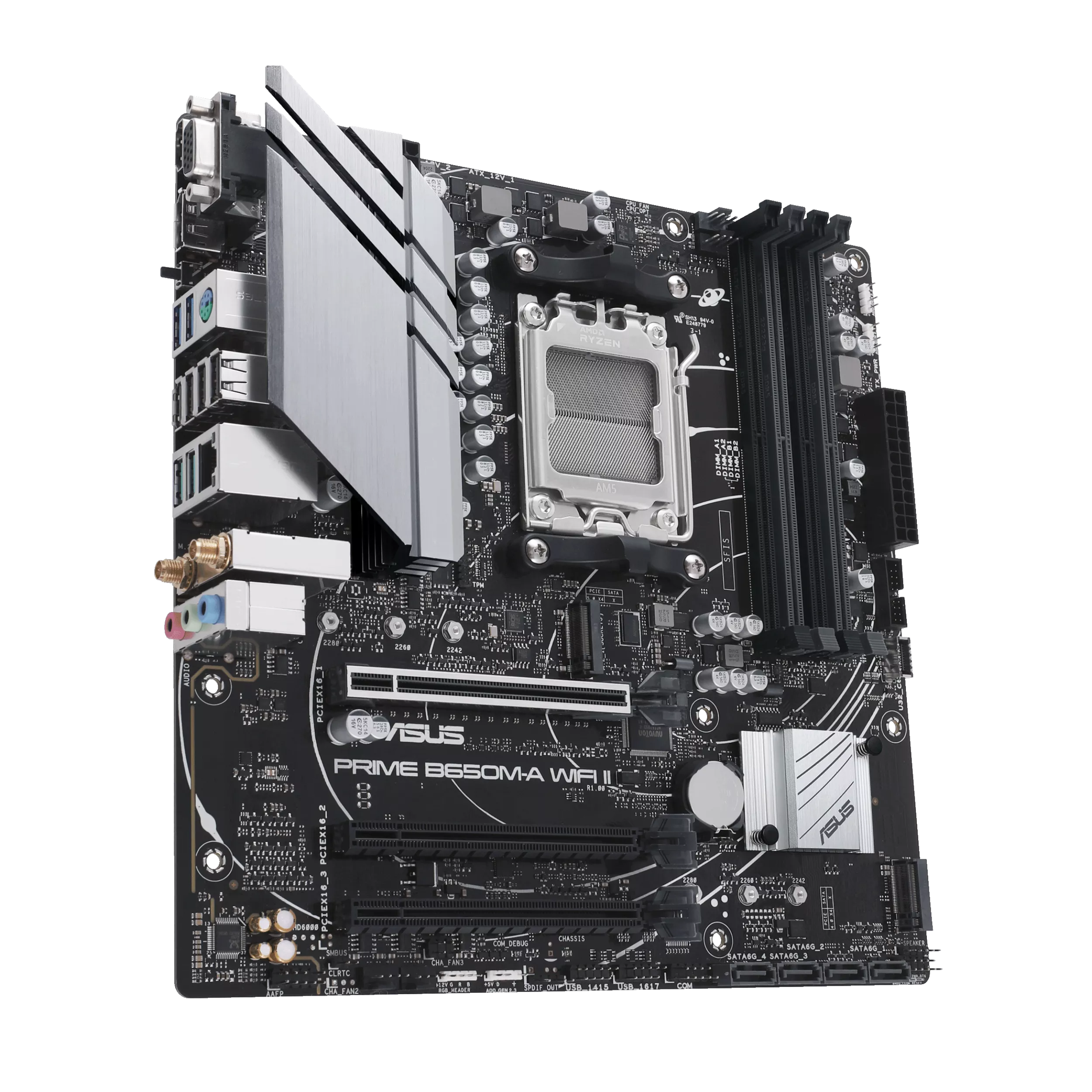 ASUS PRIME B650M-A WIFI II (AMD,AM5,DDR5,mATX)