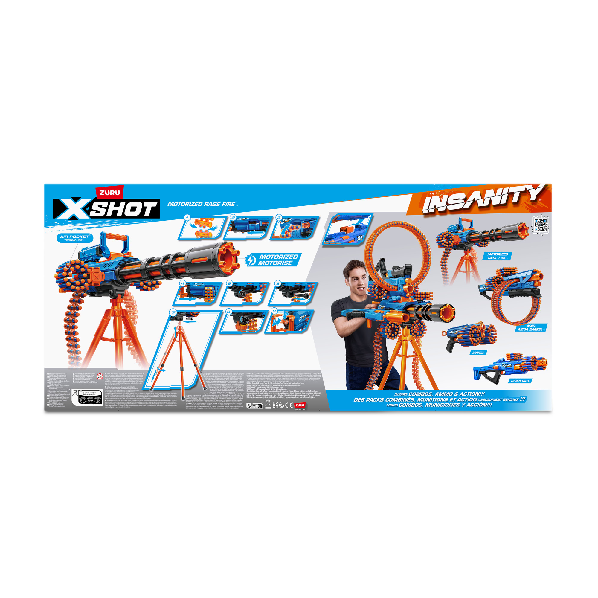 XSHOT Insanity - Rage Fire, Dartblaster