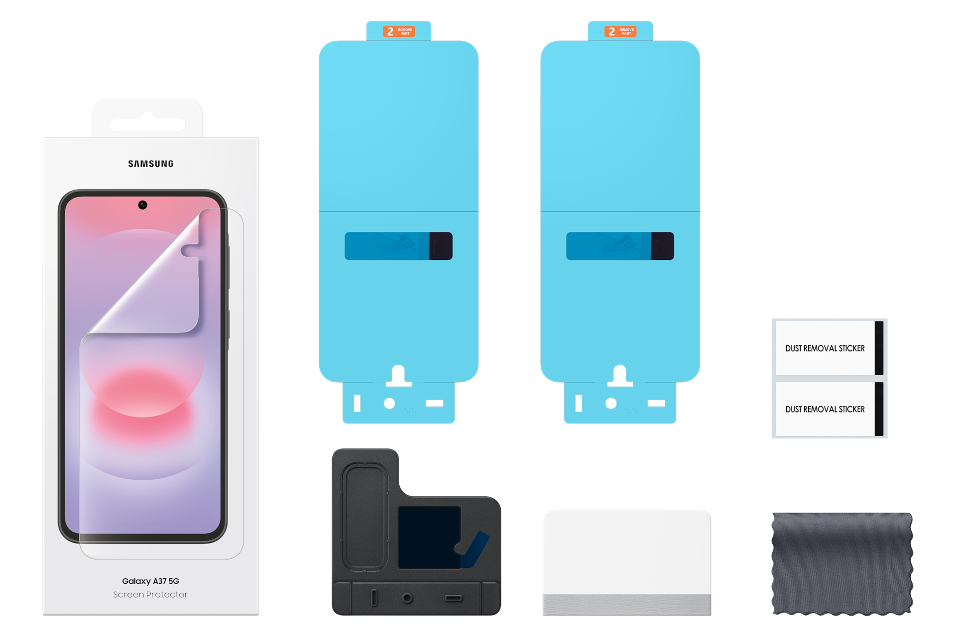 SAMSUNG Screen Protector für Galaxy A37 Transparent