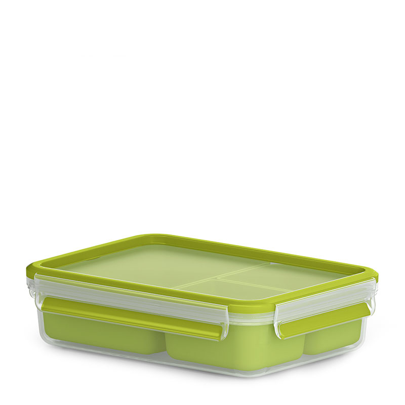 emsa Lunchbox CLIP & GO transparent 1,2 l, 1 St.