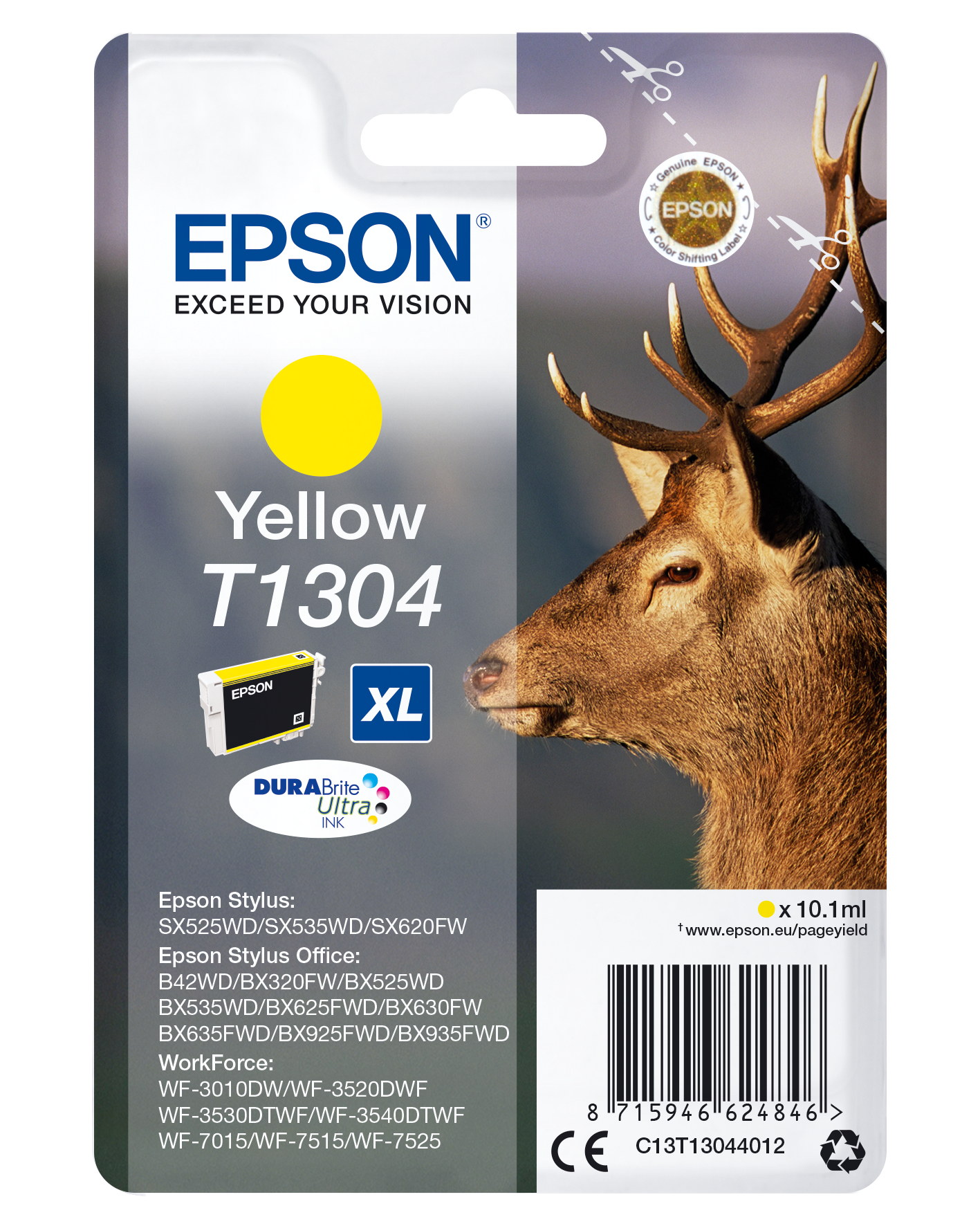 EPSON T1304XL (Hirsch) gelb Druckerpatrone
