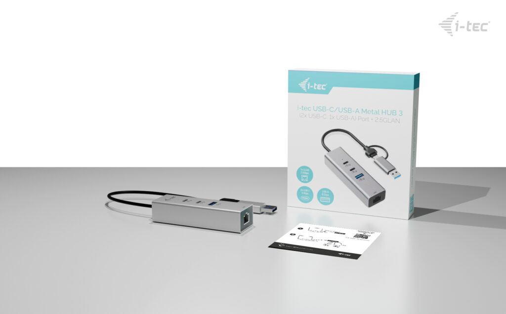I-TEC USB-C/A HUB 3X USB + LAN 2X USB-C 1X USB-A 2.5 GBIT LAN