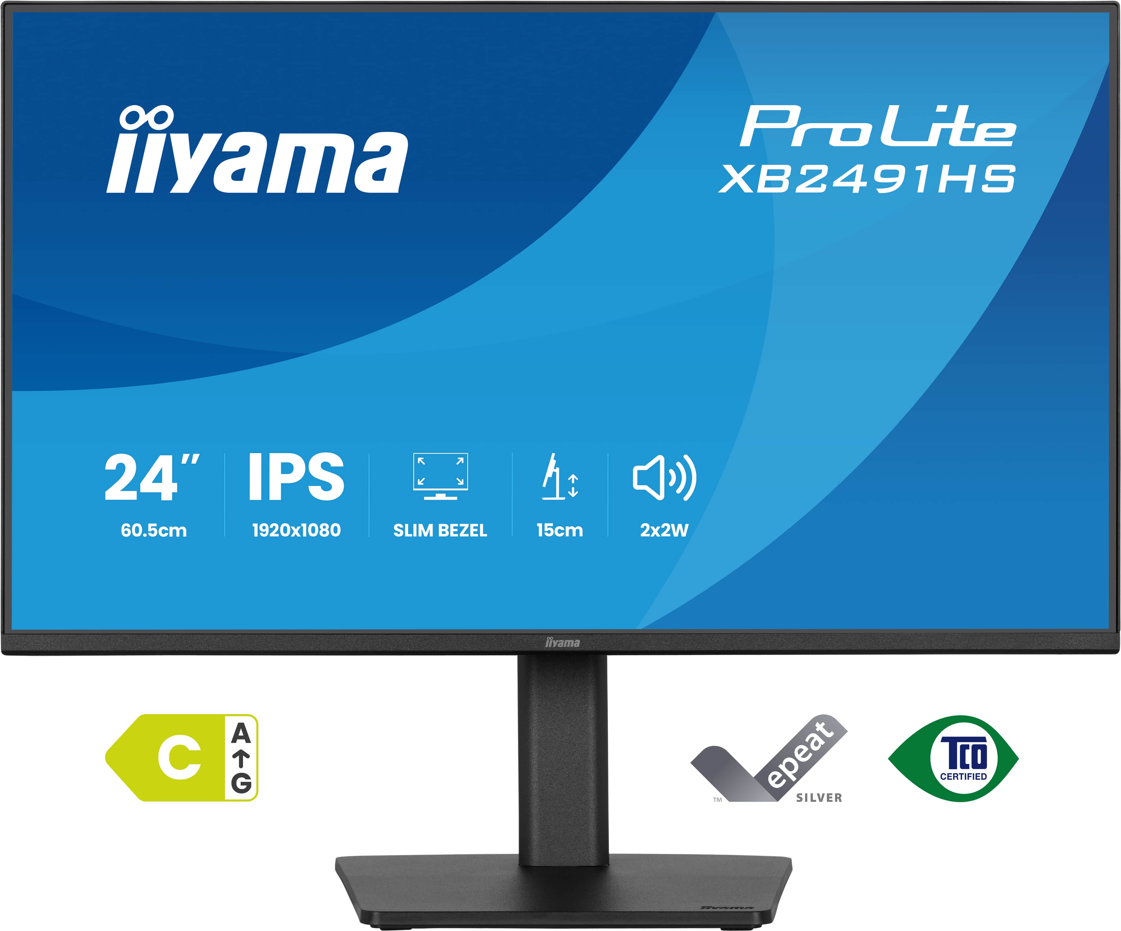 IIYAMA 60,5cm (23,8) XB2491HS-B1 16:9 HDMI+DP IPS Speaker