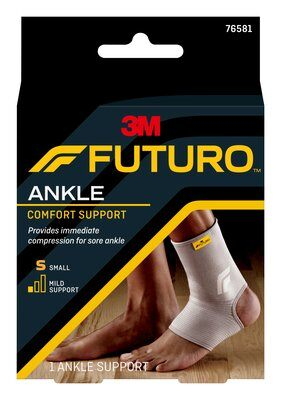 FUTURO™ Sprunggelenkbandage Comfort Lift 76581DABI, Gr. S grau 25,4-31,8 cm, 1 St.