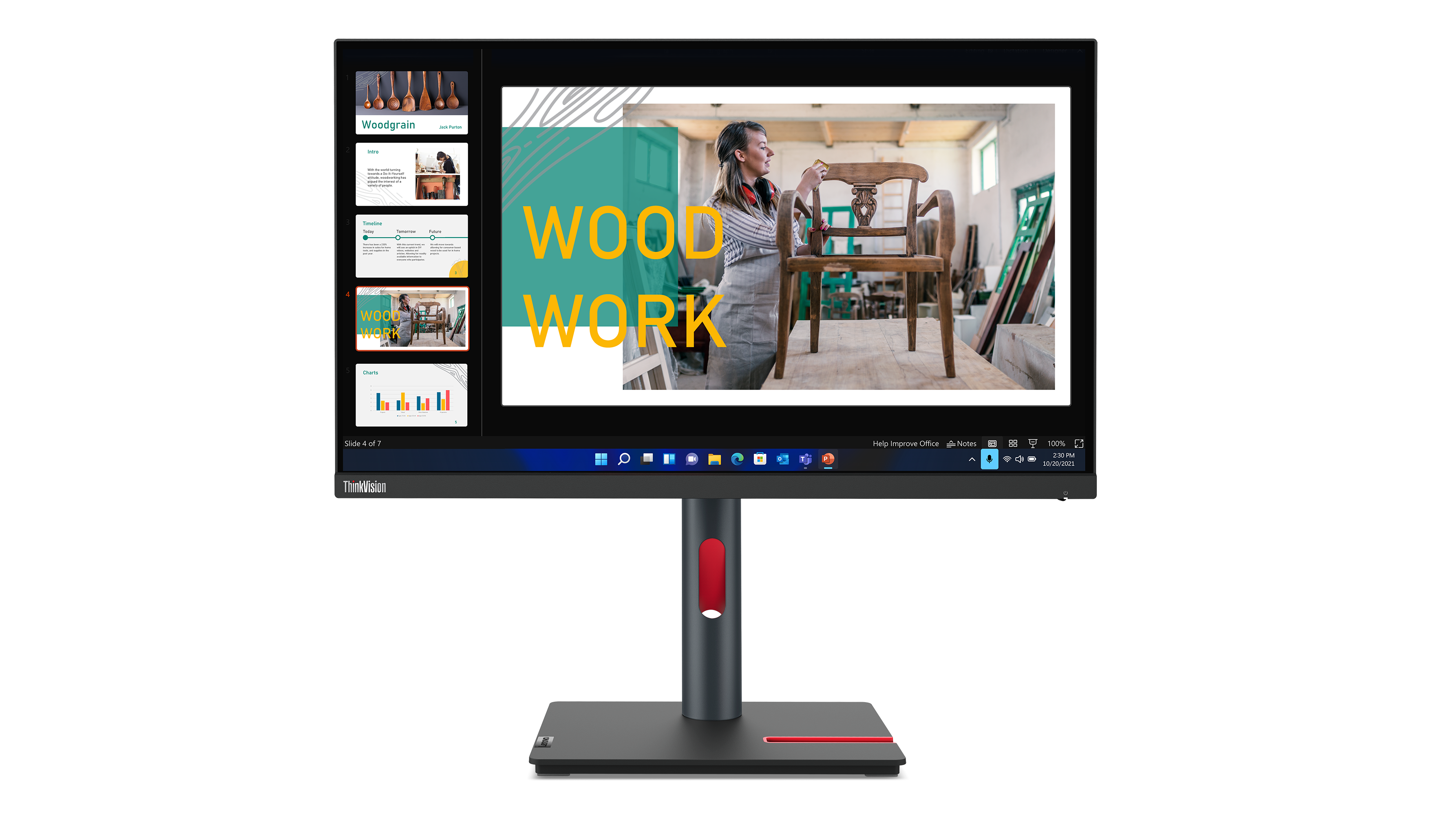 LENOVO ThinkVision P24q-30 60,45cm 23,8Zoll Monitor HDMI DP 4xUSB 3.2 TopSeller