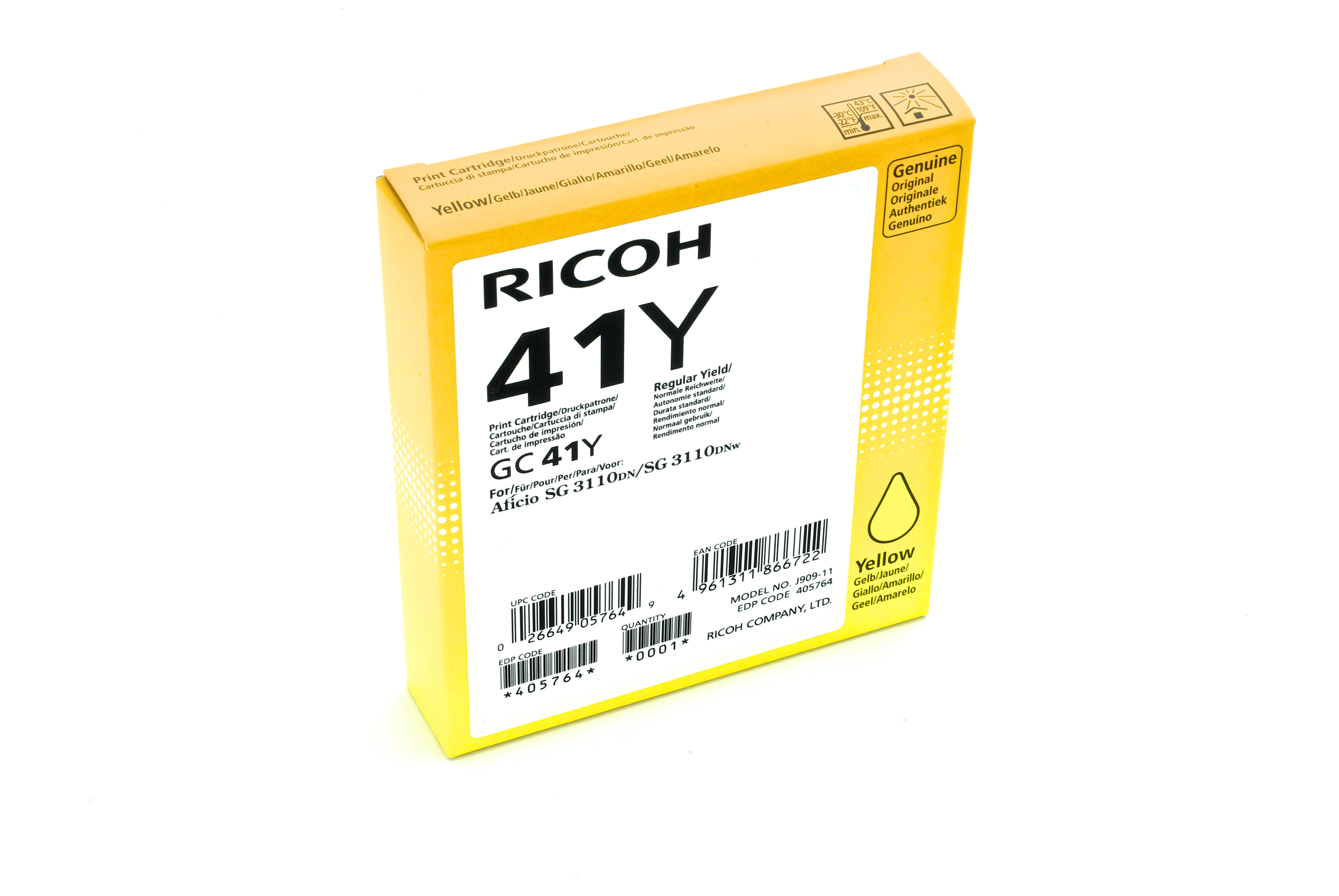RICOH GC 41Y gelb Druckerpatrone