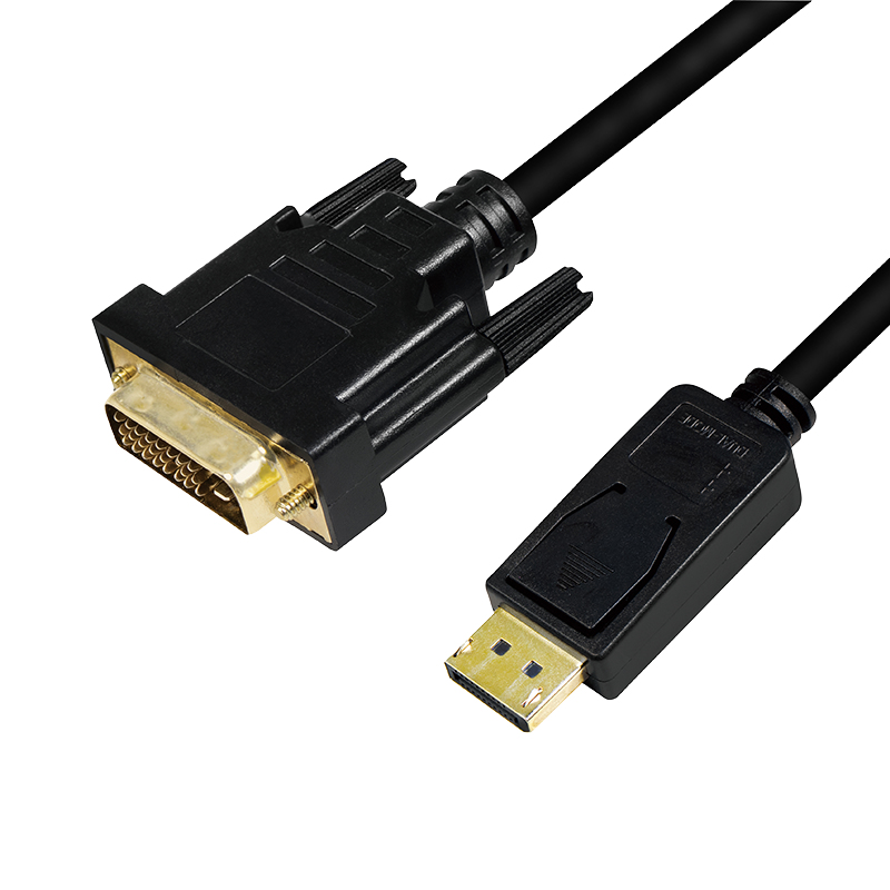 Logilink DisplayPort-Kabel DP 1.2 zu DVI 1.2 3,0m schwarz