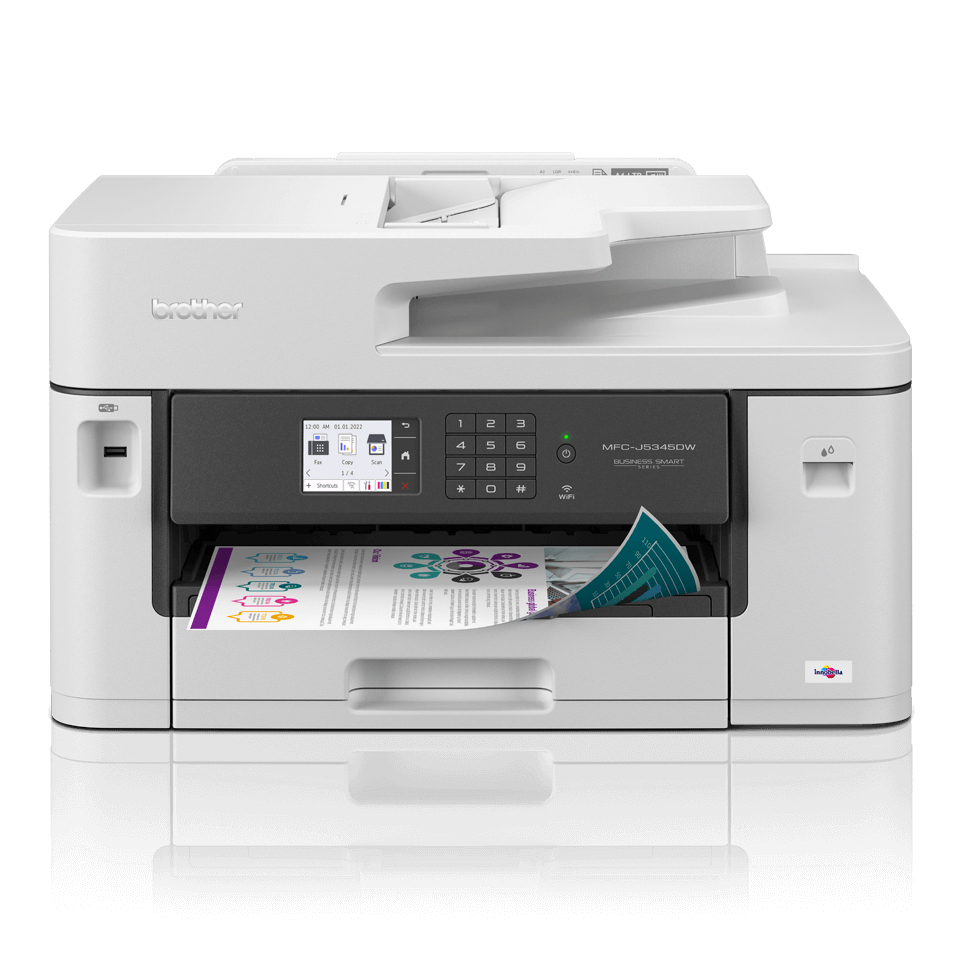 brother MFC-J5345DW 4 in 1 Tintenstrahl-Multifunktionsdrucker grau