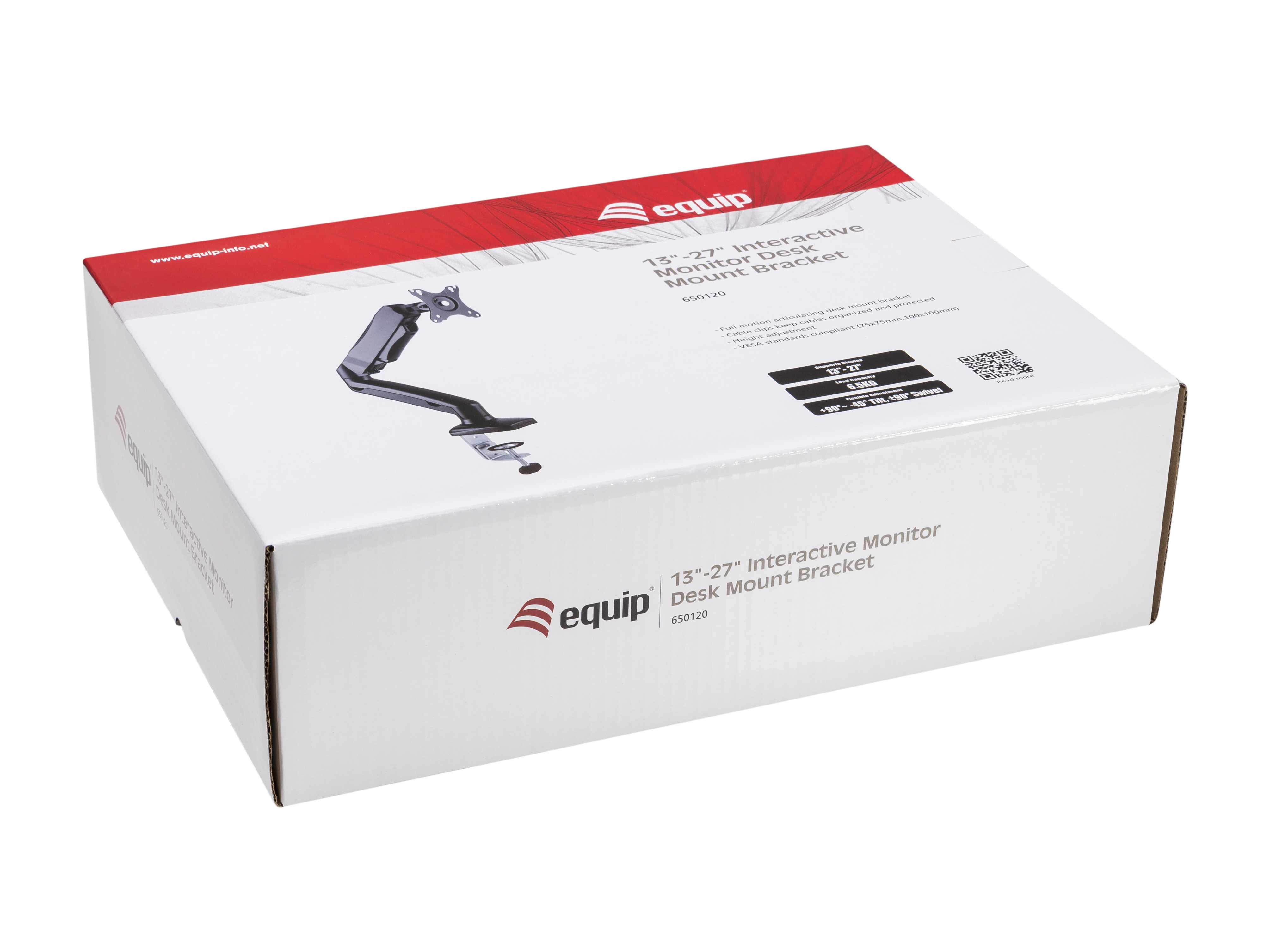 Equip Tischhalterung 17-32/1TFT 180° Gasfeder 9Kg schwarz retail