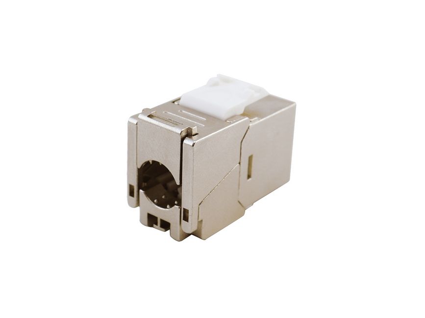 Equip Keystone Jack geschirmt Cat6A LSA schlank wzf.8Stk sil