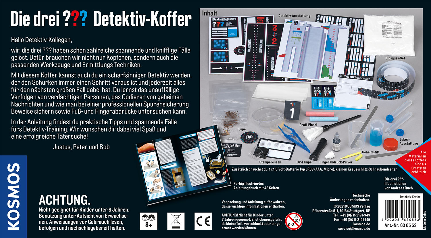 Die drei ??? Detektiv-Koffer, Detektiv-Sets