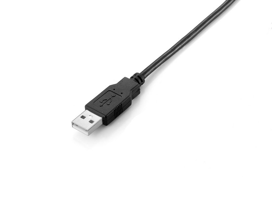 Equip USB2.0 Druckerkabel USB-A->USB-B St/St 2.00m schwarz Polybeutel