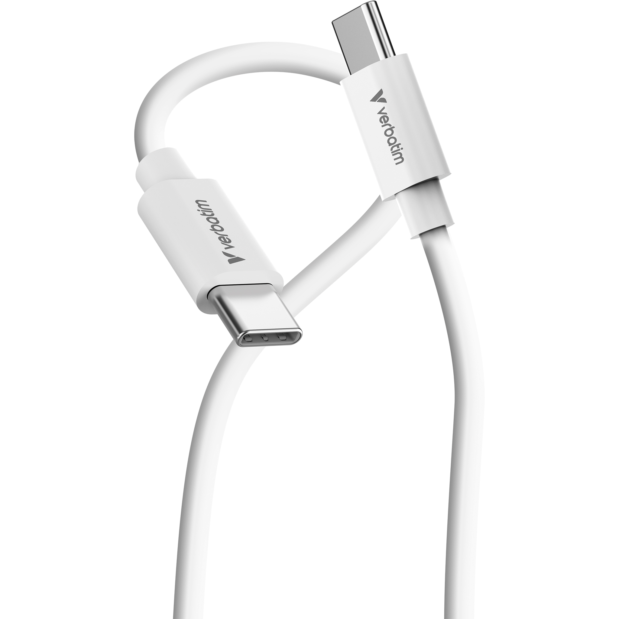 Verbatim Sync & Charge USB-C to USB-C 100W 3m - White