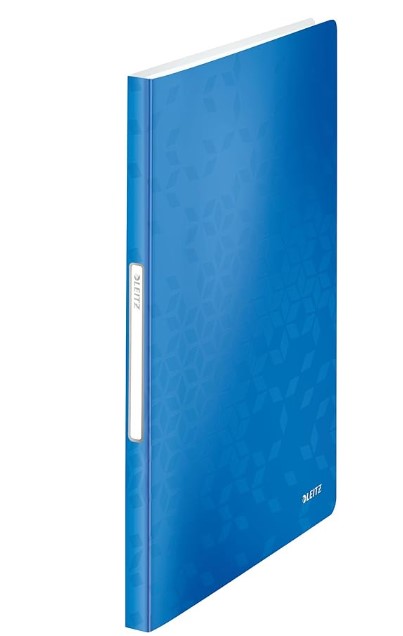 LEITZ WOW Sichtbuch DIN A4, 40 Hüllen blau-metallic, 1 St.