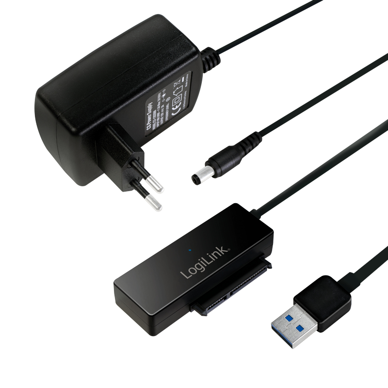 Logilink Adapter USB 3.0 > SATA mit OTB m. NT
