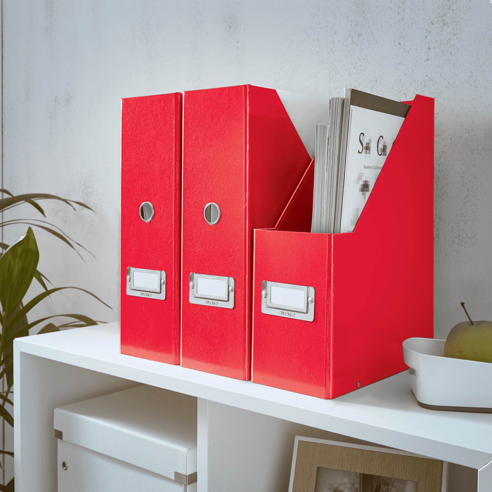 LEITZ Stehsammler Click & Store 60470026 rot Karton, DIN A4, 1 St.