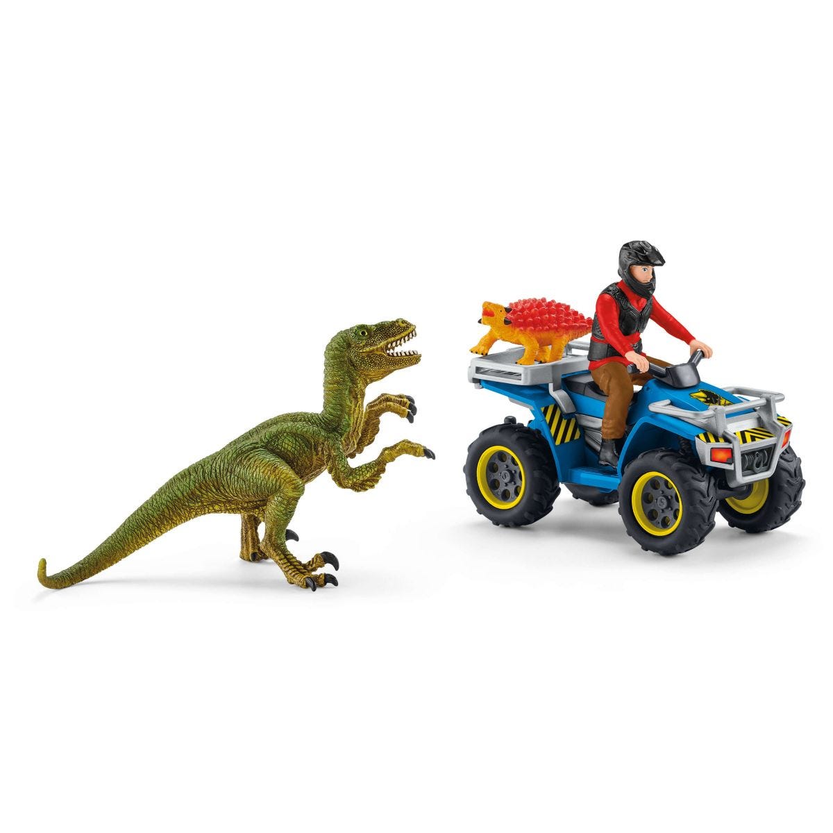 Dinosaurs Flucht auf Quad vor Velociraptor, Spielfigur