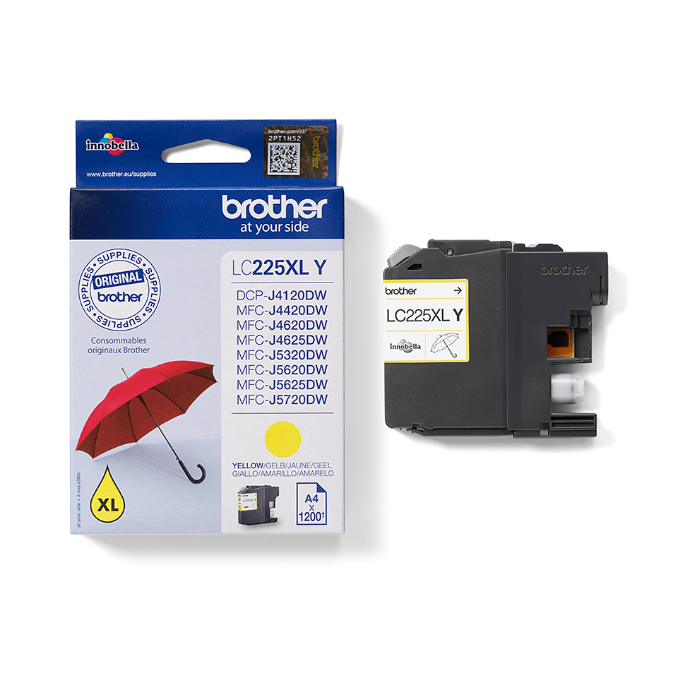 LC-225XLY YELLOW INK CARTRIDGE 1200 PAGES ISO STANDARDS 24711