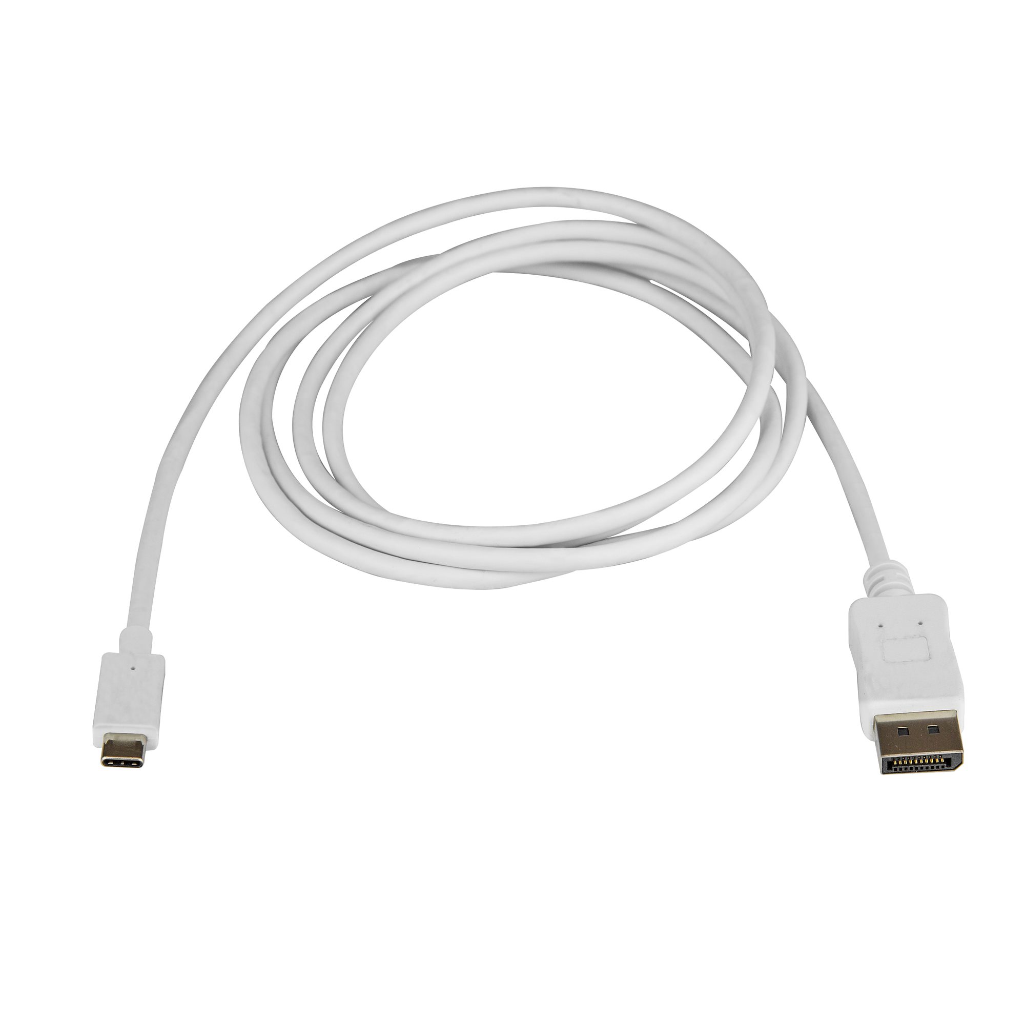 StarTech.com 1,8m USB-C auf DisplayPort Kabel 4K 60Hz Weiß