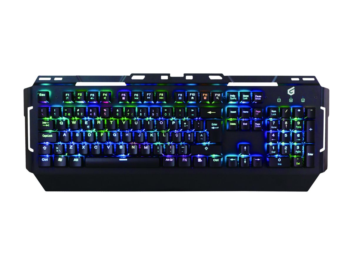 CONCEPTRONIC Gaming Tastatur Mechan./RGB Layout PT schwarz