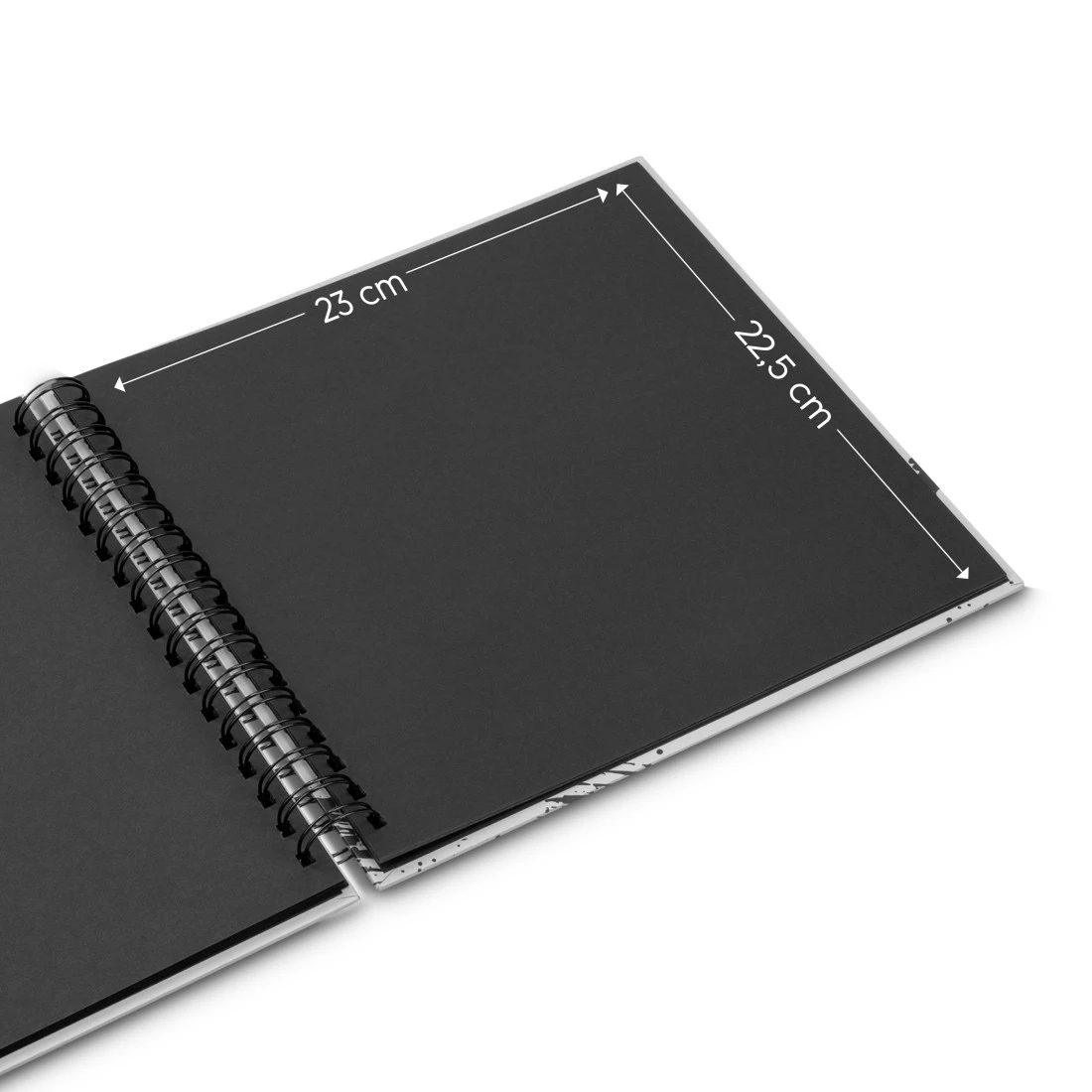 hama Fotoalbum Fine Art neutral 28,0 x 24,0 cm, 50 schwarze Seiten