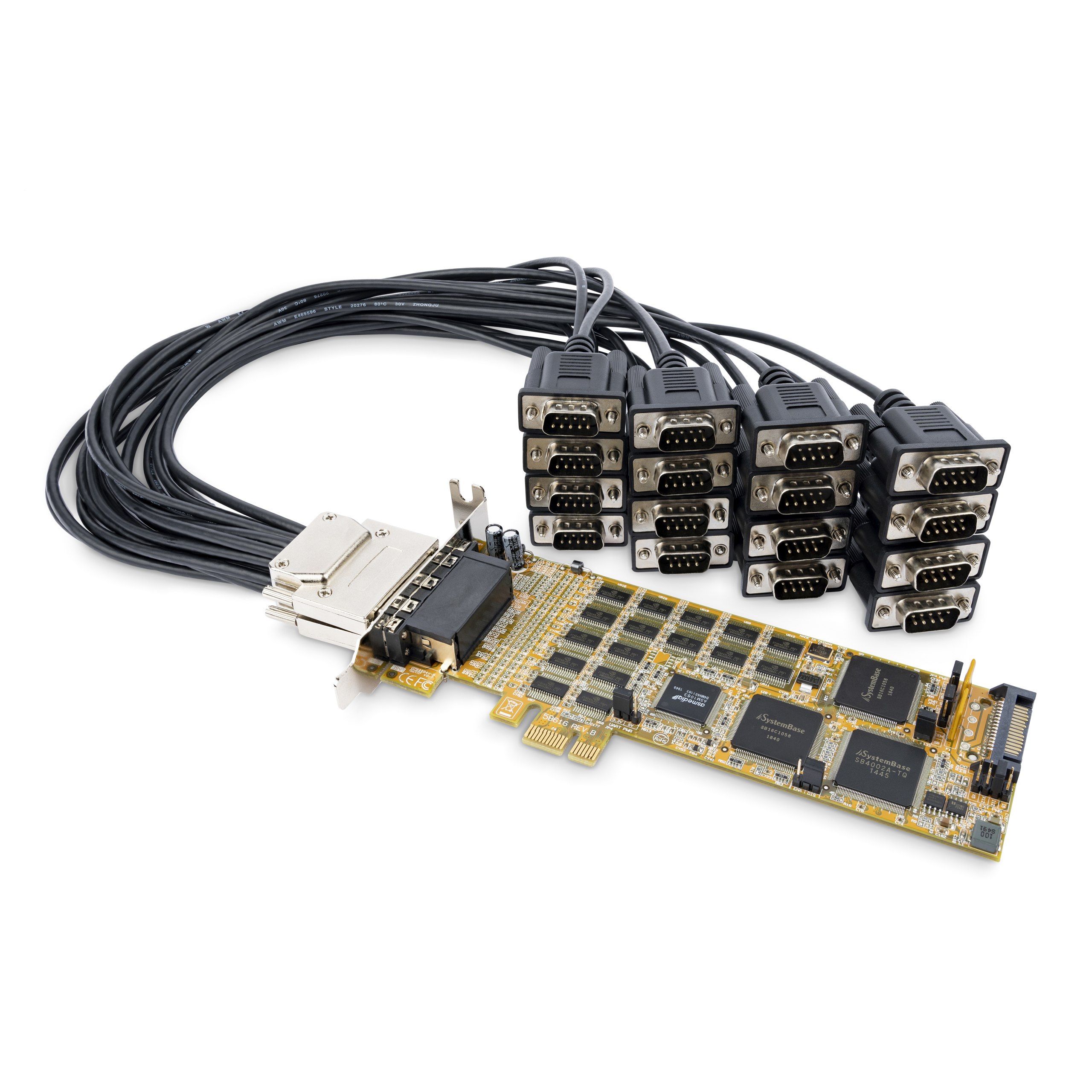 StarTech.com PCI Express Serielle Karte 16 DB9 RS232 Ports
