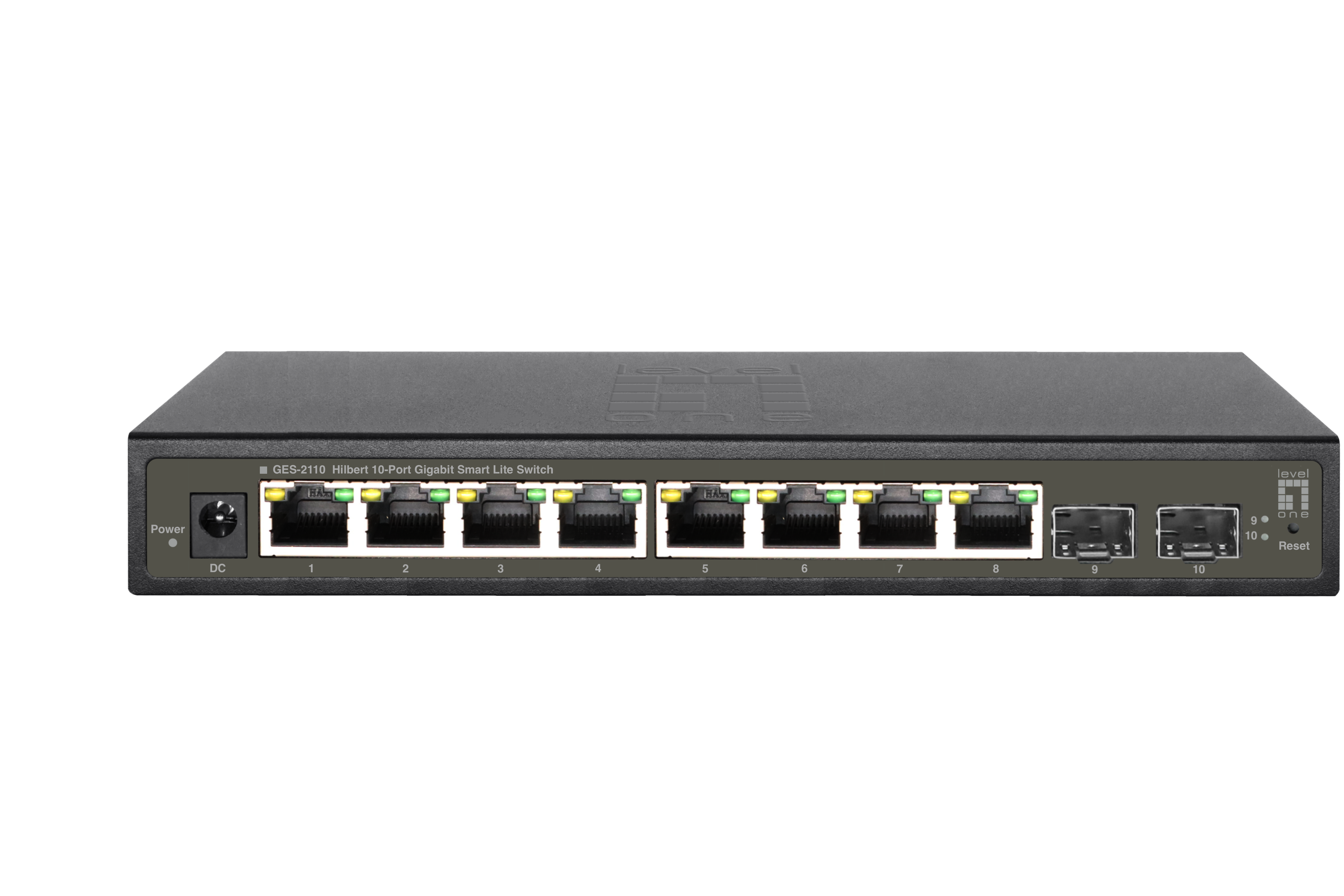 LevelOne Switch 8xGE/2xSFP Hilbert SL managed