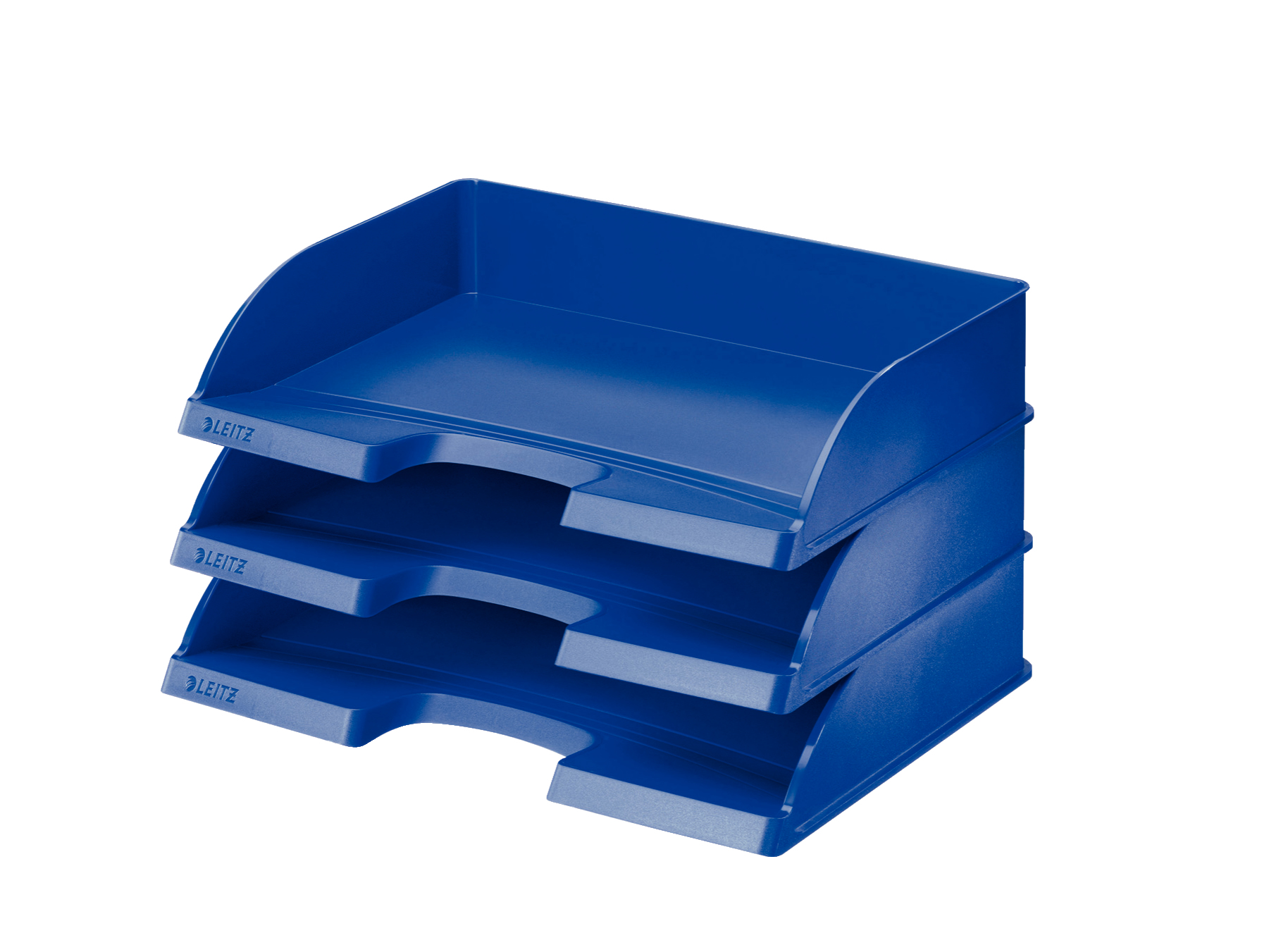 LEITZ Briefablage Jumbo quer Plus blau DIN A4, 1 St.