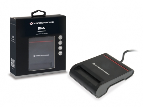 CONCEPTRONIC Smart-ID Kartenleser USB-A2.0 schwarz