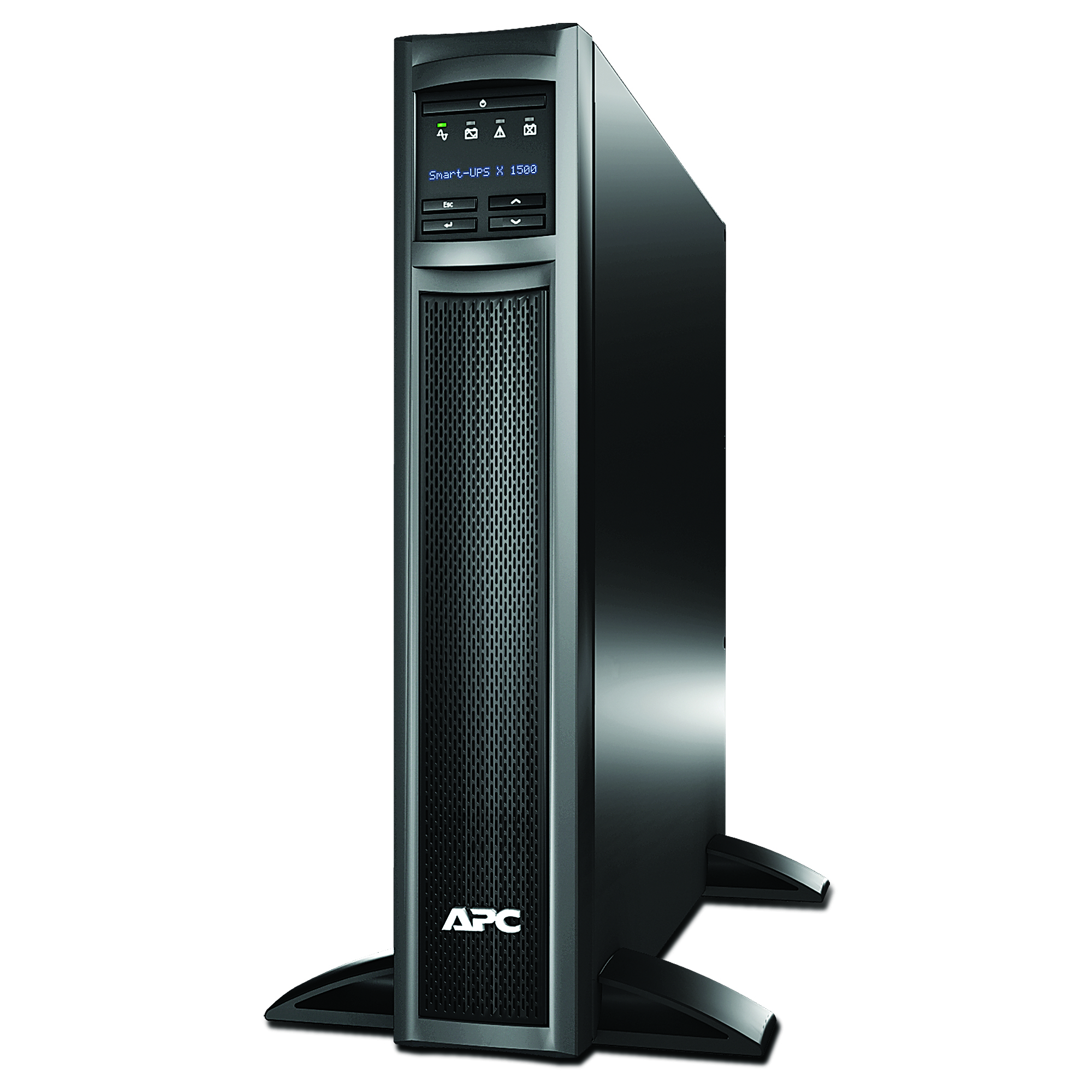 APC Smart-UPS X 1500 Rack/Tower LCD UPS rack-mountable AC 230V 1200Watt 1500VA RS-232 USB output connectors 8 2U Black