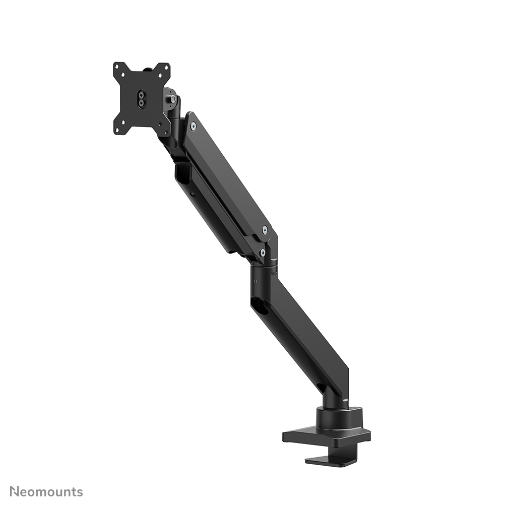 NEOMOUNTS Monitor Desk mount bis 124cm 49Zoll bis 18kg curved Bildschirm-Tischhalterung Durchführung Klemme neigbar pivot