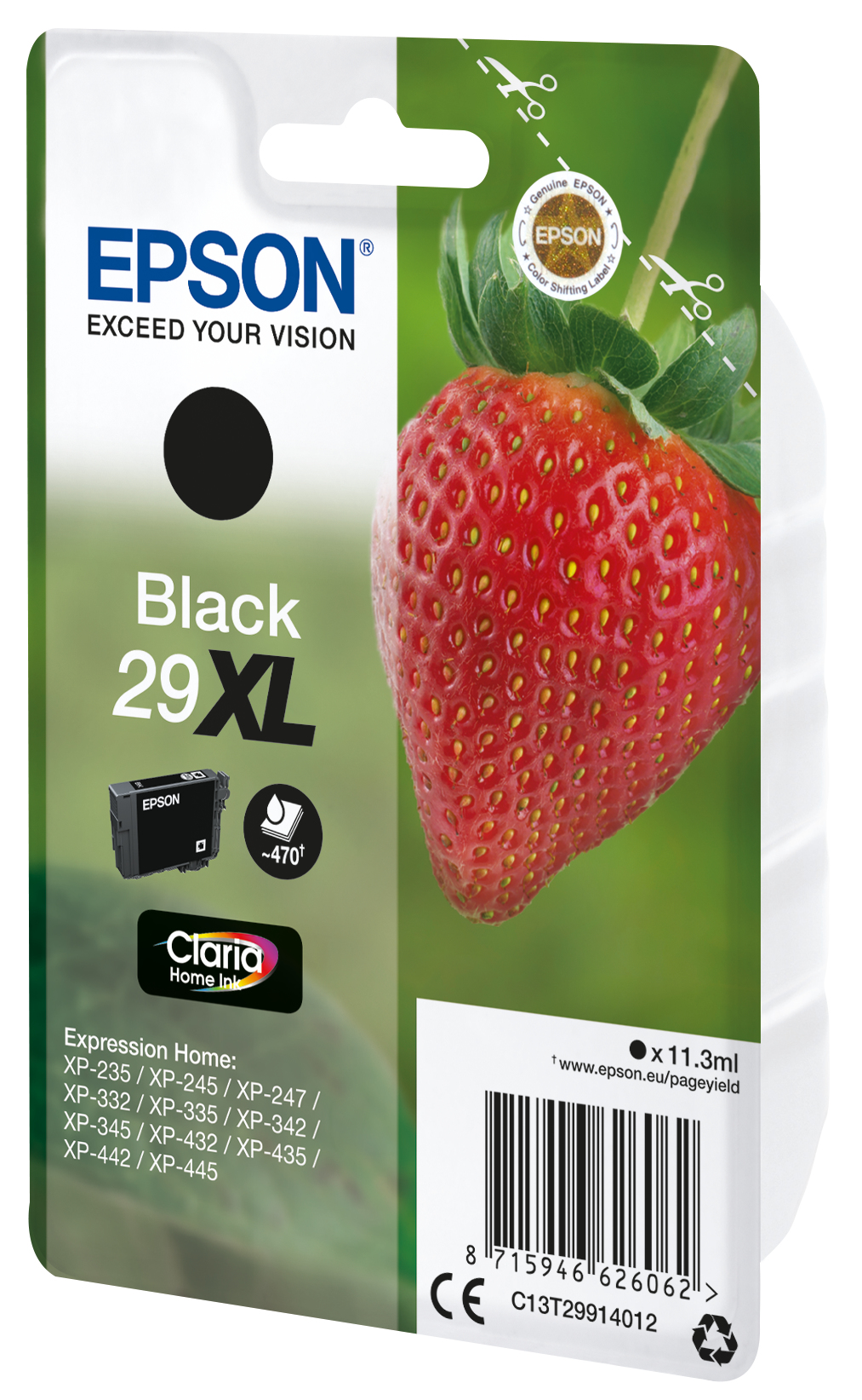 EPSON 29XL / T2991XL (Erdbeere) schwarz Druckerpatrone
