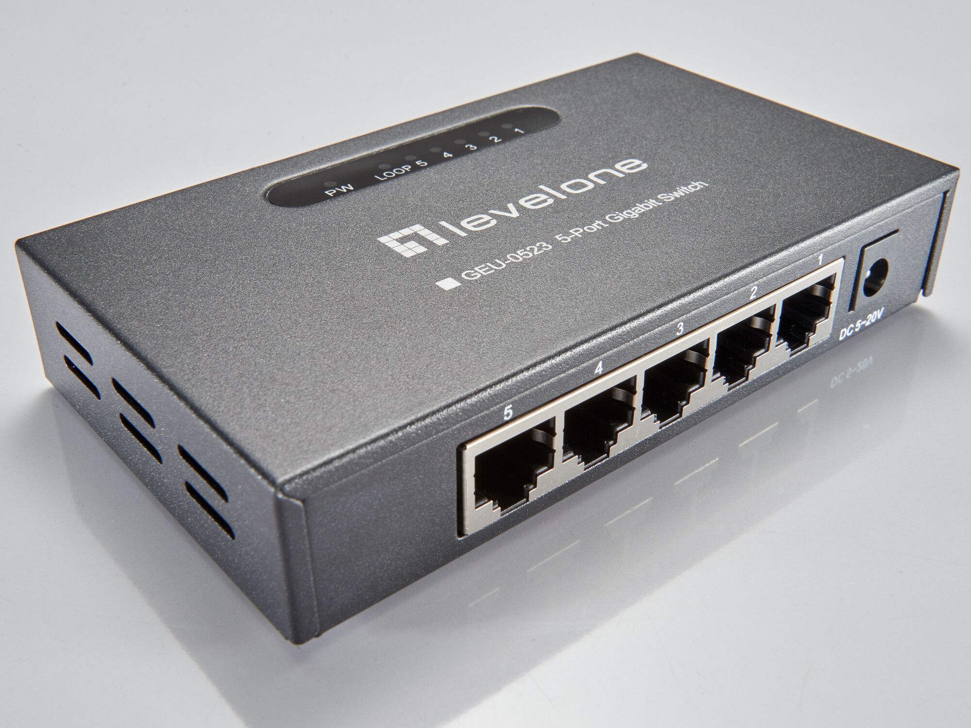 LevelOne Switch 5xGE unmanaged Metall