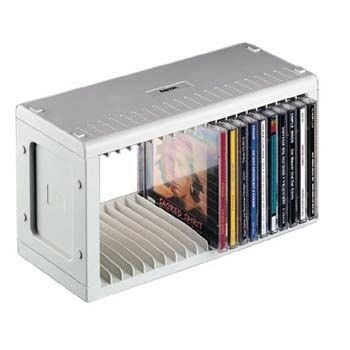 hama 20er CD-/DVD-Regal CD-Rack 20 grau, 1 St.