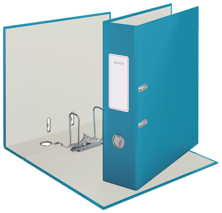 LEITZ Cosy Soft-Touch Ordner sanftes blau Karton 8,0 cm DIN A4, 1 St.