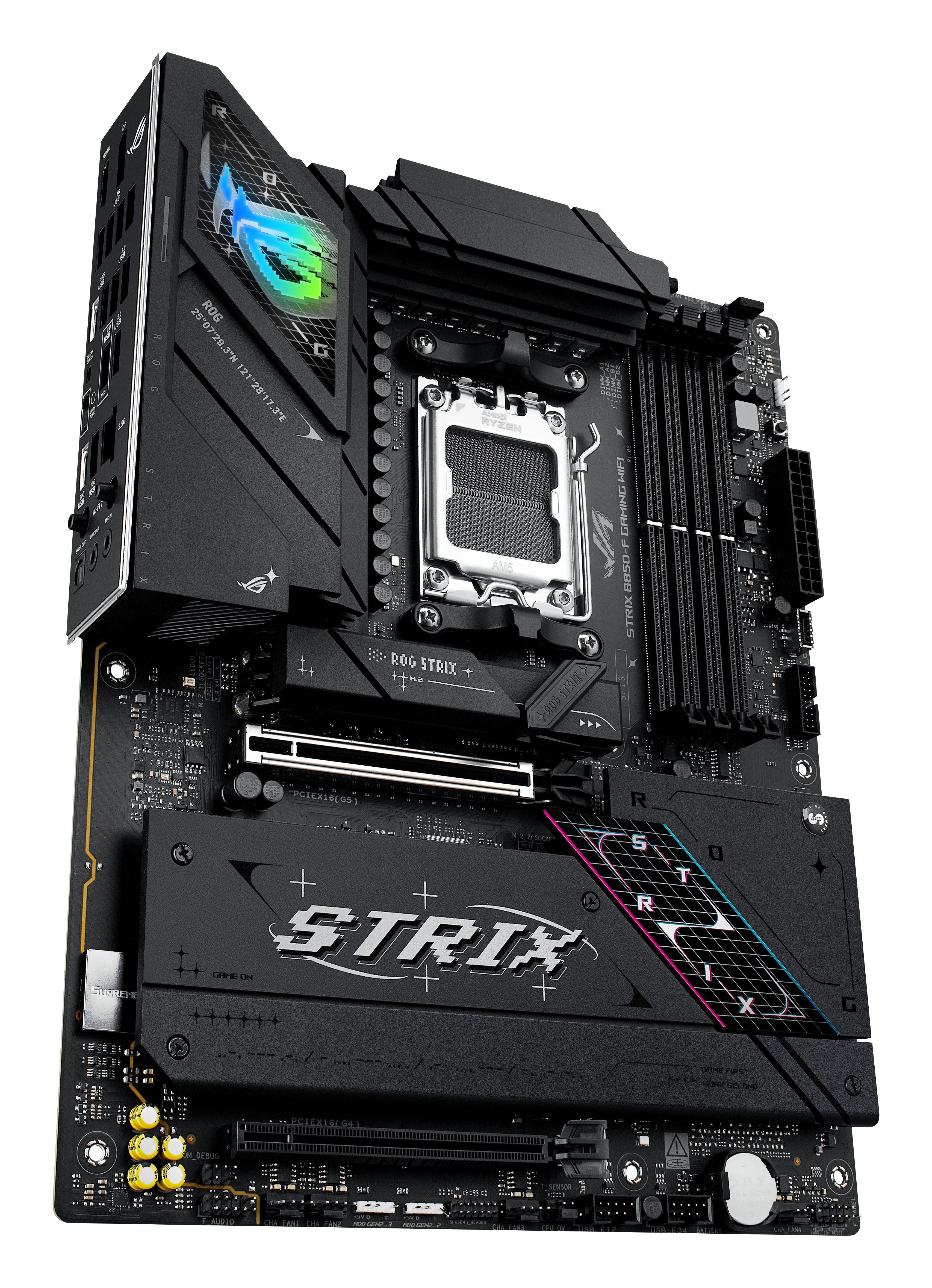 ASUS ROG STRIX B850-F GAMING WIFI AM5 DDR5 ATX MB 1xHDMI 1xDP 4xM.2 2xSATA