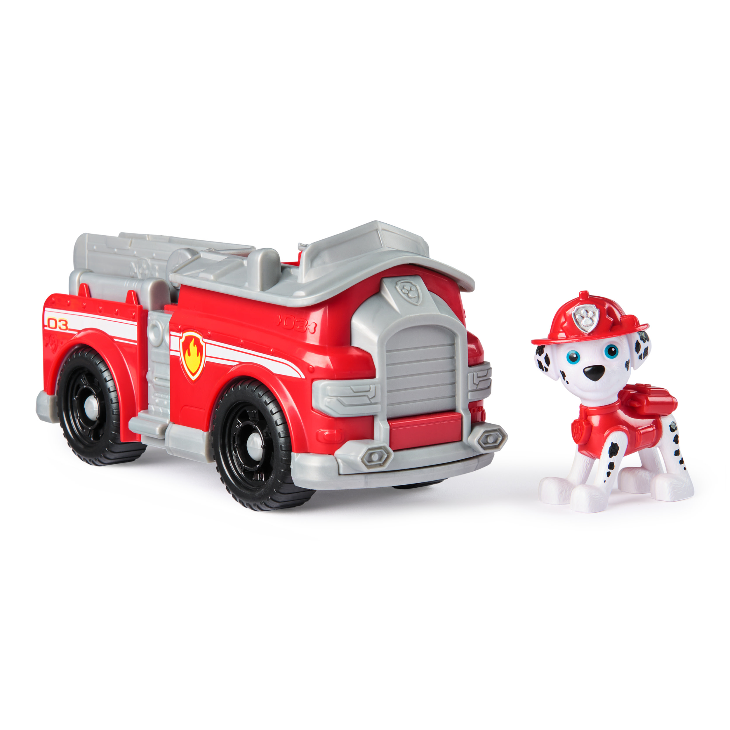 Paw Patrol - Feuerwehrauto mit Marshall Spielfigur, Spielfahrzeug