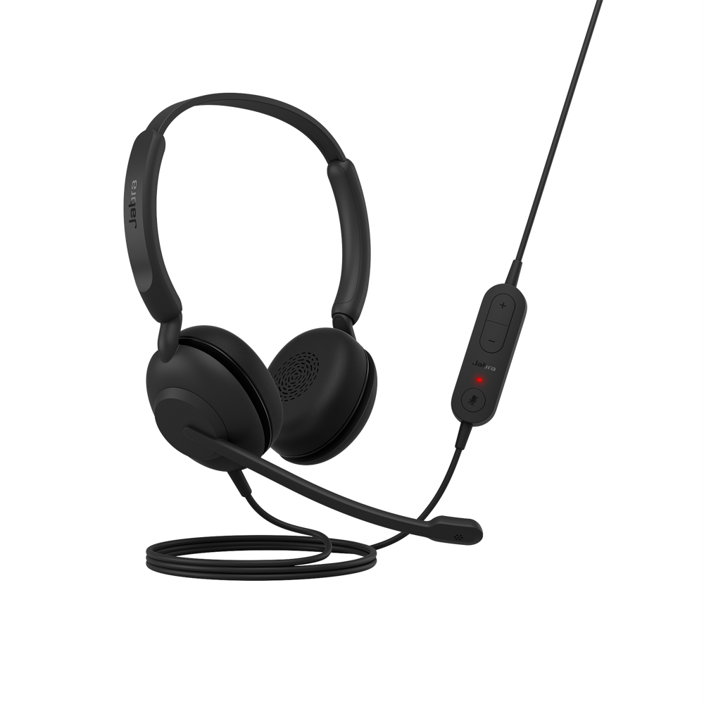 JABRA EVOLVE 10 STEREO USB-A LEATHERETTES BLK