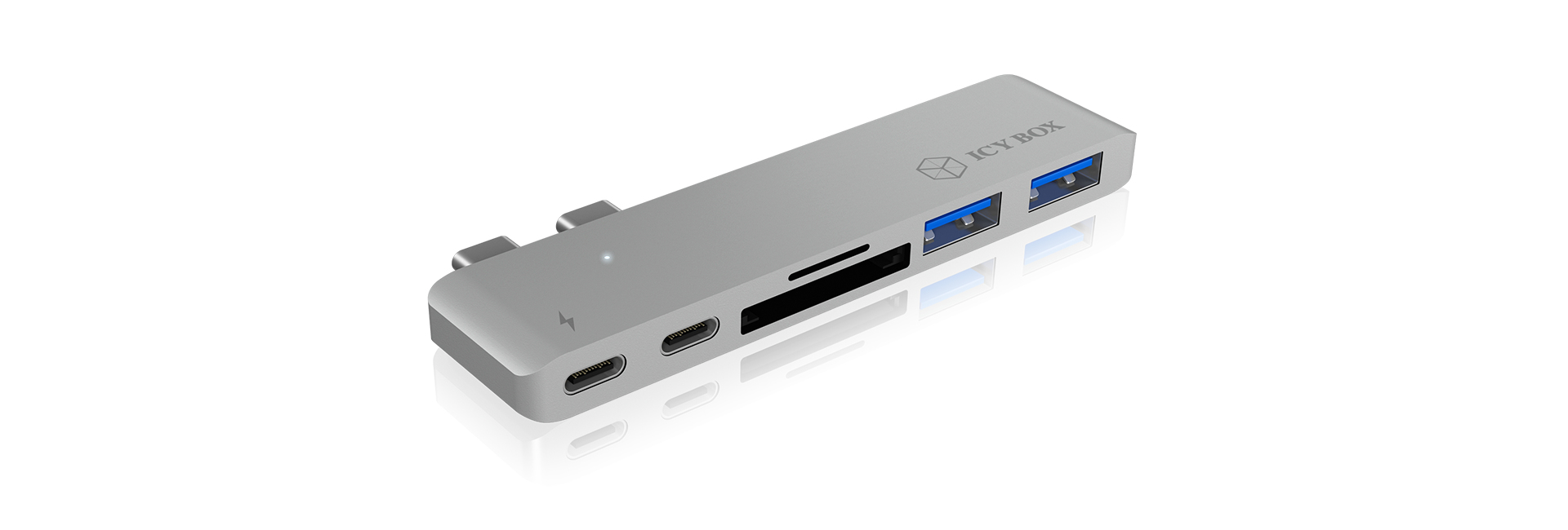 ICY BOX IB-DK4036-2C - Dockingstation - USB-C IB-DK4036-2C