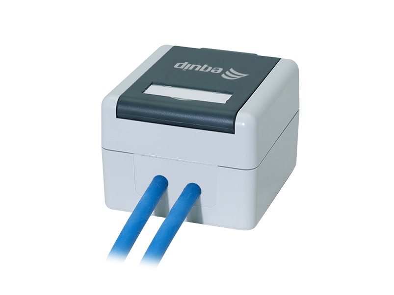 Equip Aufputzdose 2-Port Keystone ungeschirmt outdoor grau