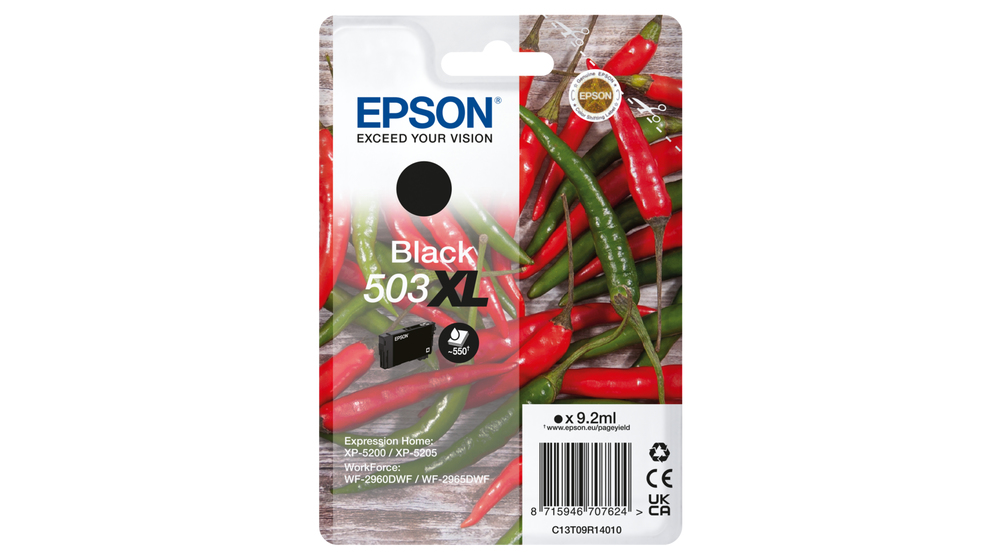 EPSON 503XL/T09R14 (Peperoni) schwarz Druckerpatrone
