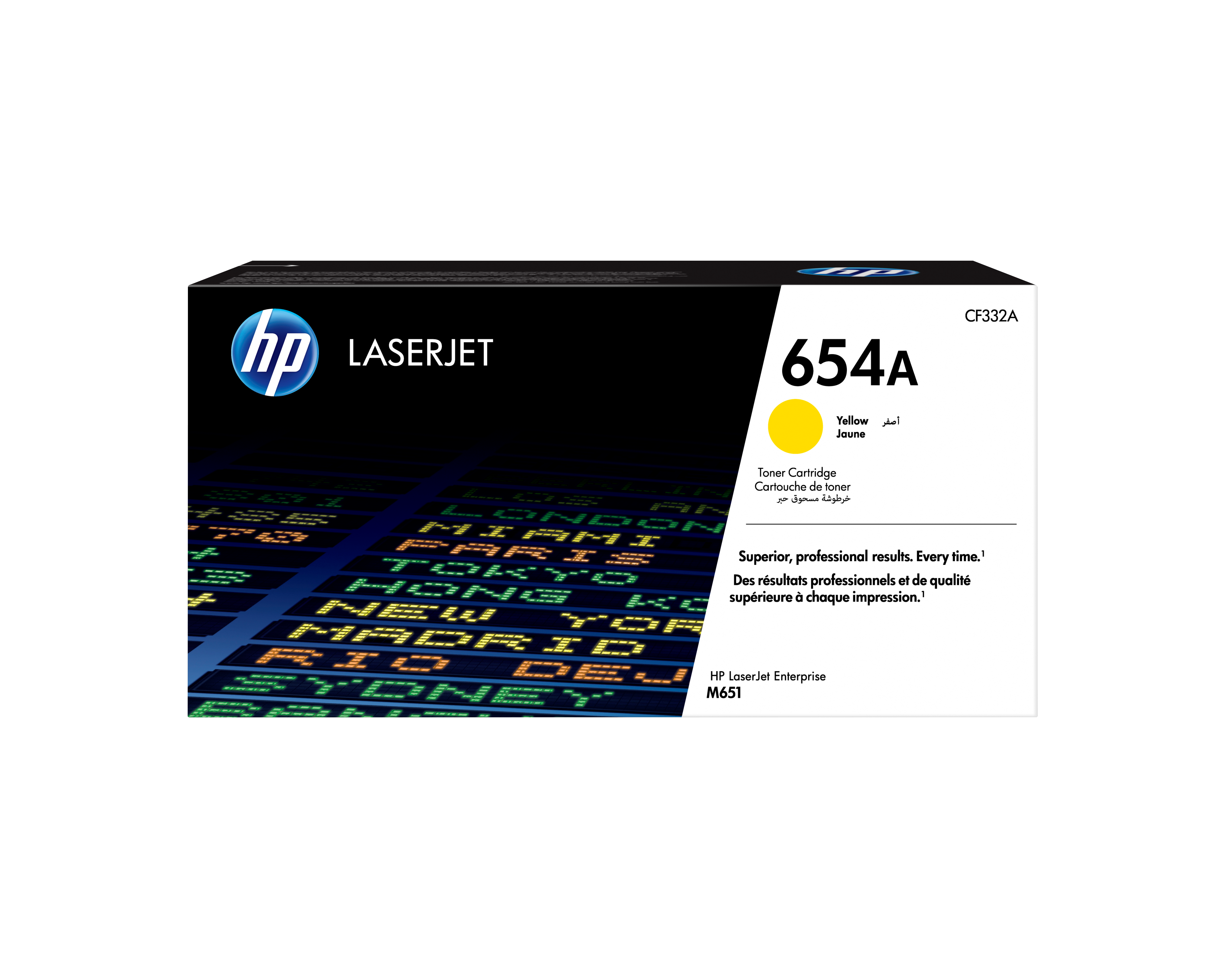 HP 654A (CF332A) gelb Tonerkartusche